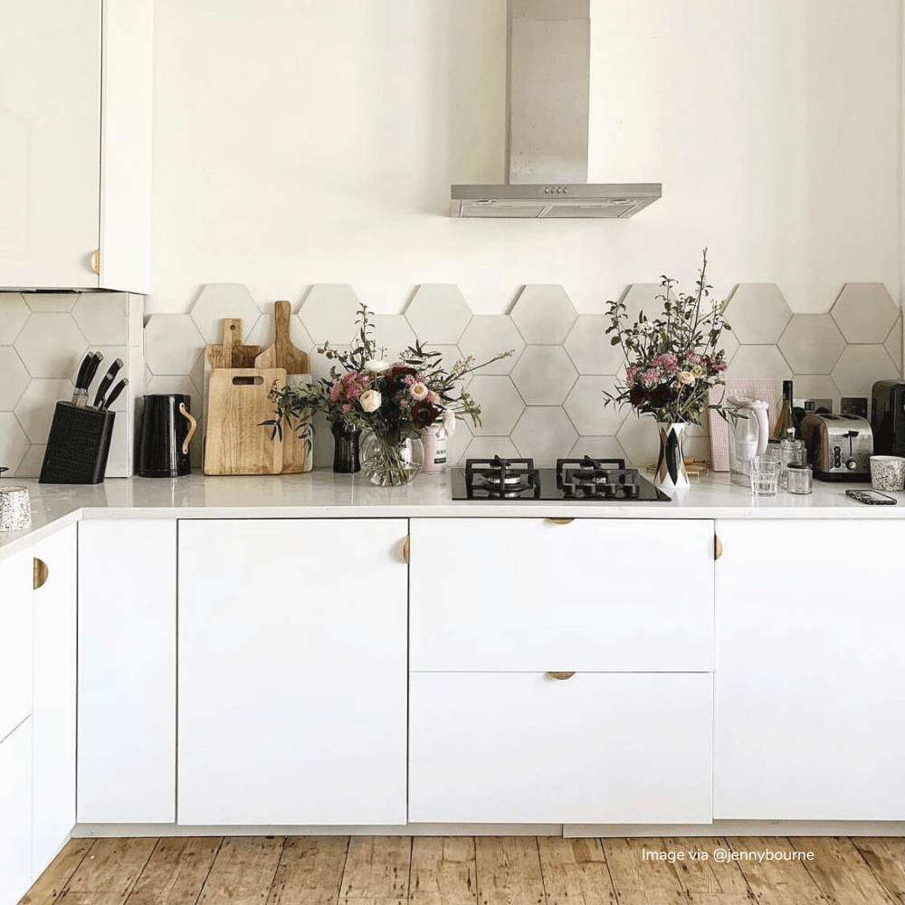 #01 Brighton Stone™ Hexagonal Tile Tiles - Handmade