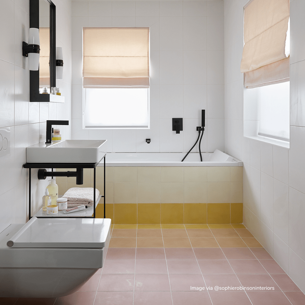 #05 Milk Yellow™ Square Tile Tiles - Handmade
