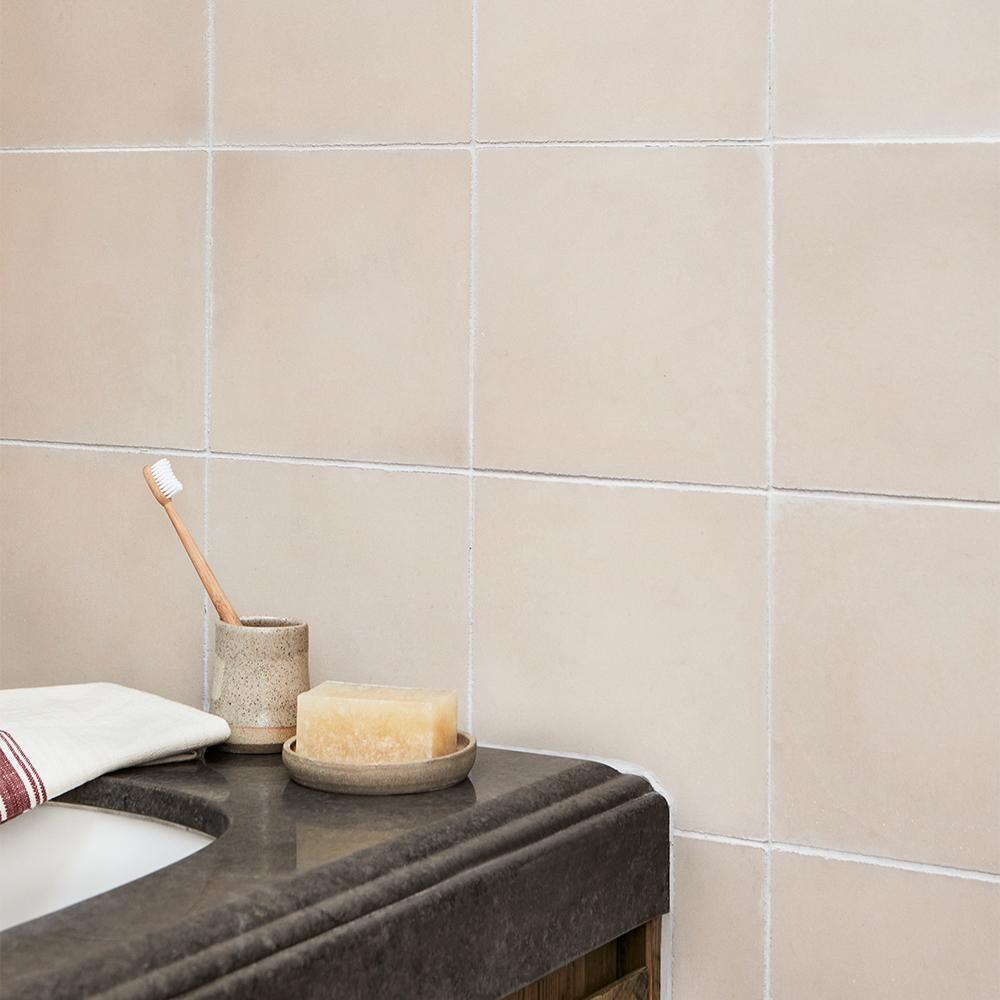 Pearl Plain Tile Tiles - Handmade