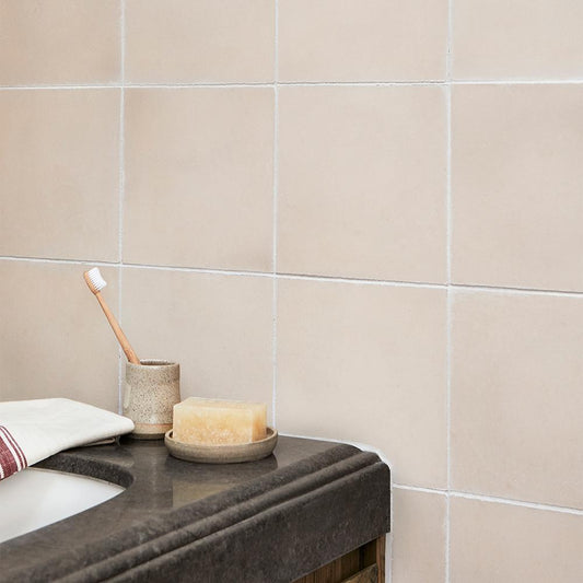 Pearl Plain Tile Tiles - Handmade