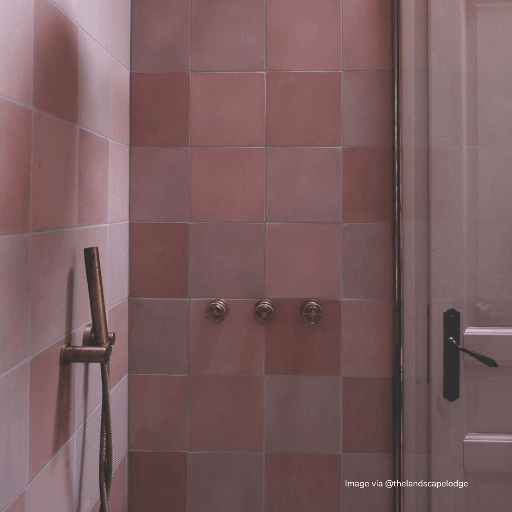 #14 Cherry Red™ Square Tile Tiles - Handmade