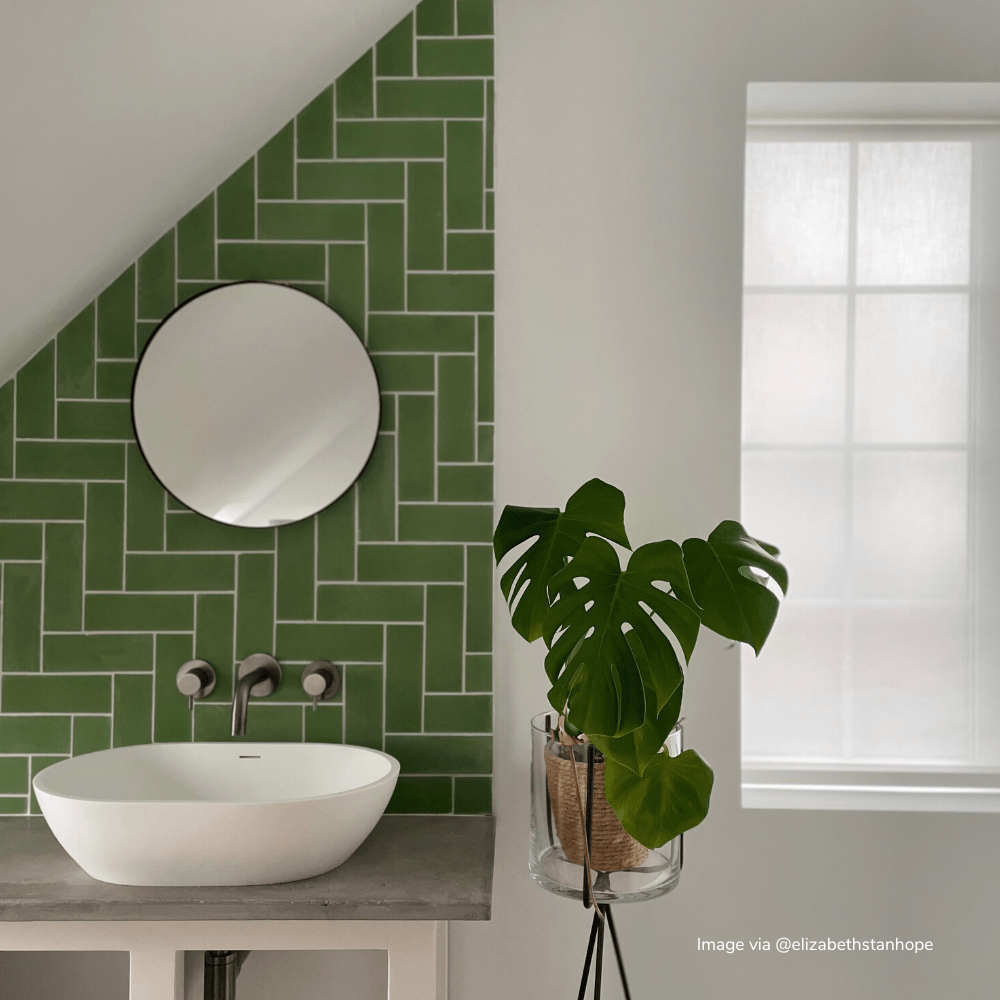 Ribbit Herringbone Cement Tile