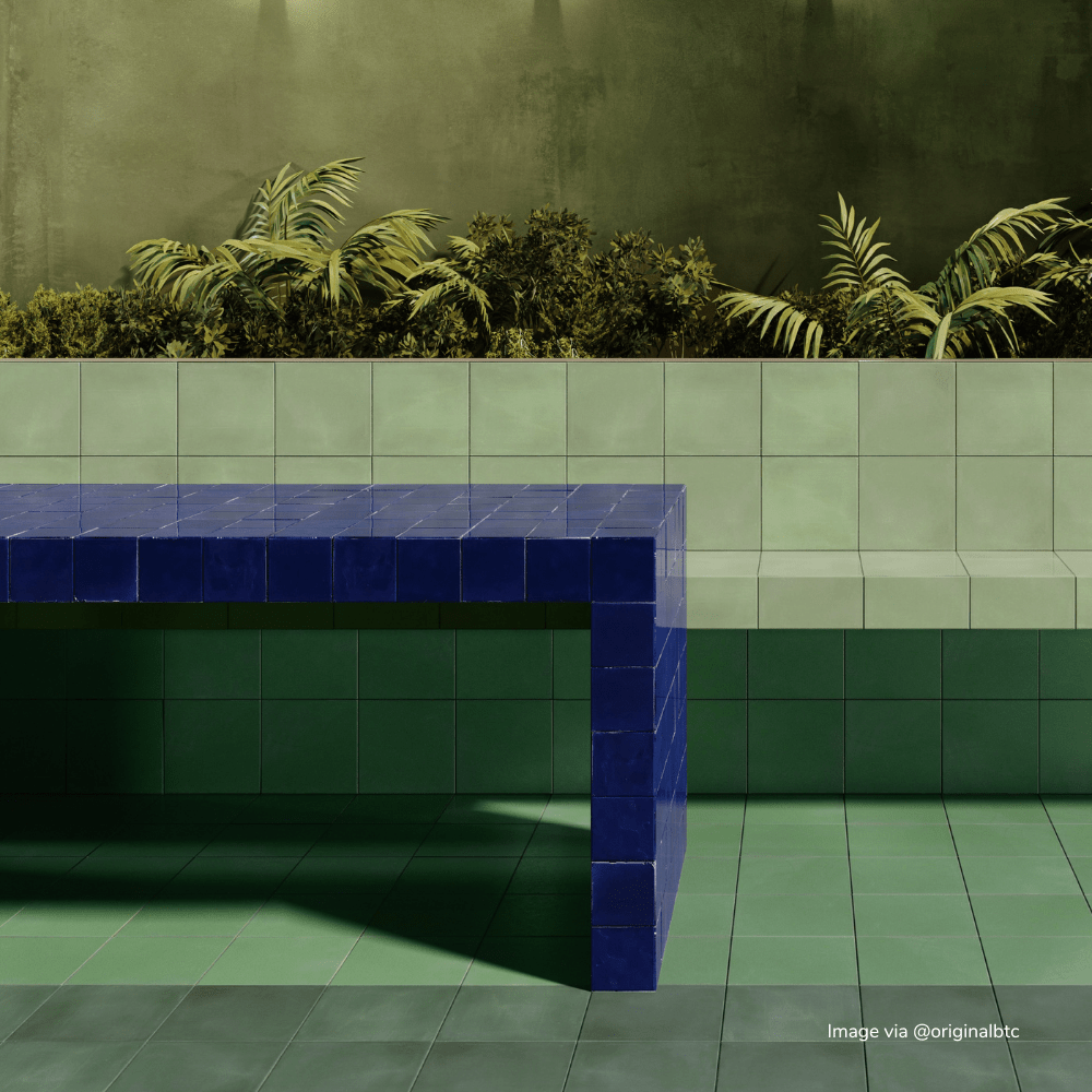 Ribbit Square Cement Tile