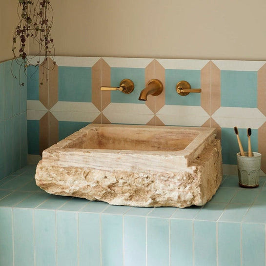#26 Jade™ Herringbone Tile Tiles - Handmade