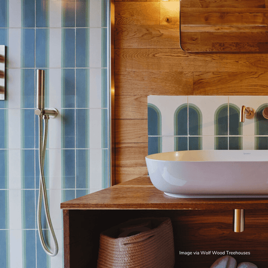 Customer photo showing Bert &amp; May tiles in use