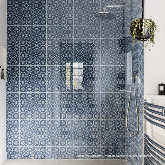 Customer photo showing Bert &amp; May tiles in use