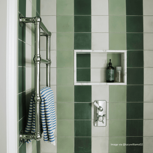 Suite Green Square Cement Tile