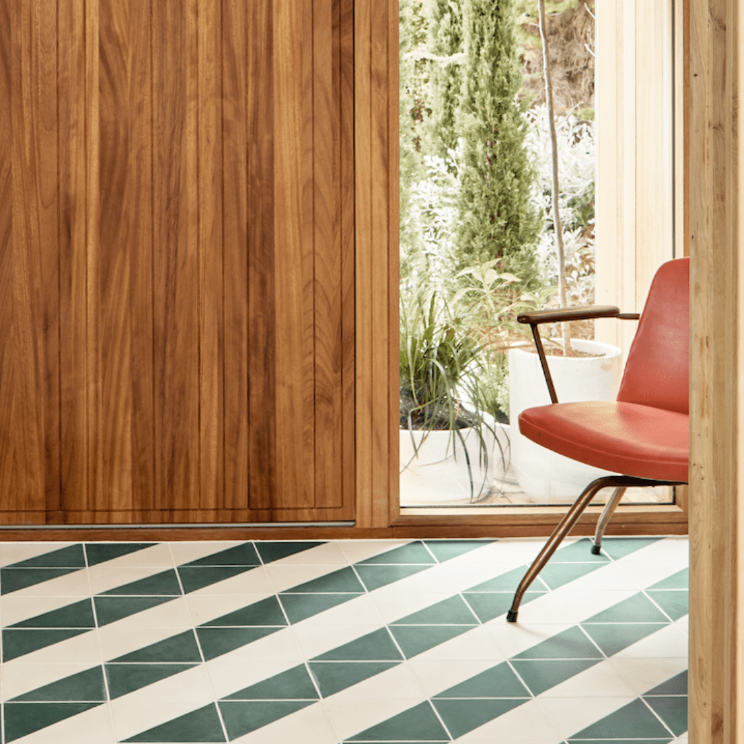 Tealish Alalpardo Cement Tile