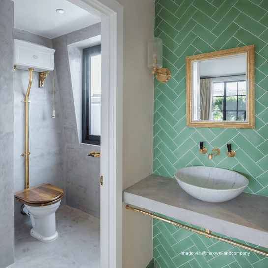 Customer photo showing Bert &amp; May tiles in use