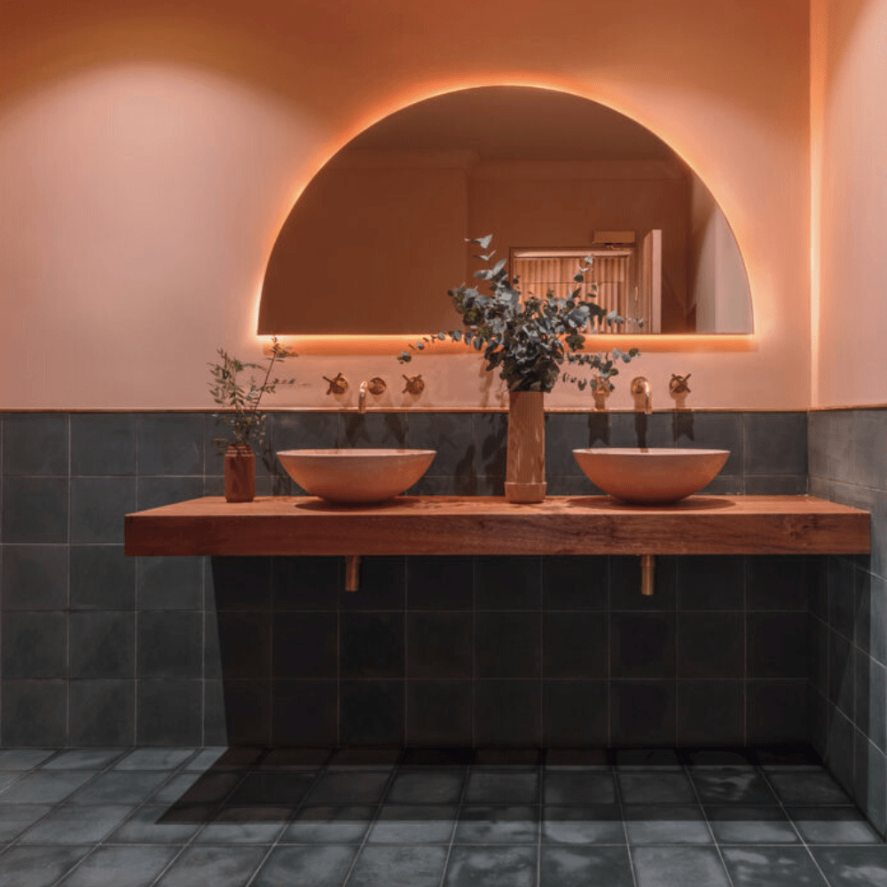 Soot Square Cement Tile