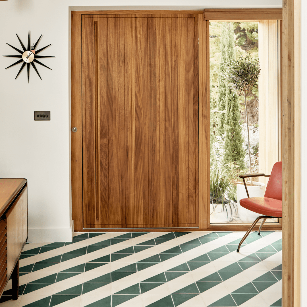 Tealish Alalpardo Cement Tile