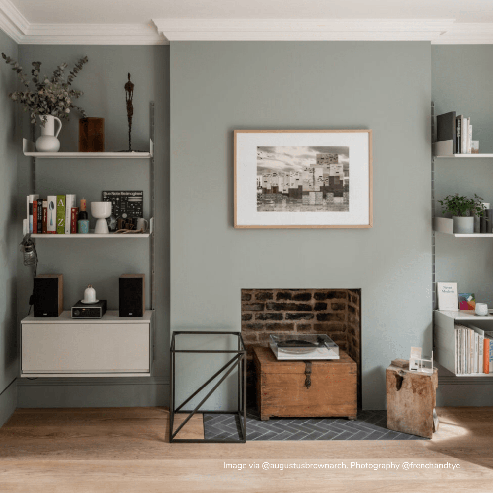 Soot Herringbone Cement Tile