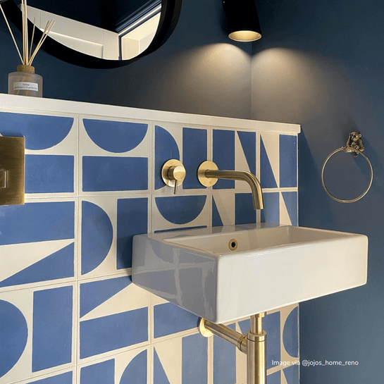 Customer photo showing Bert &amp; May tiles in use