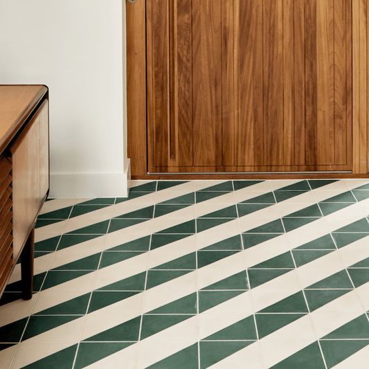 Tealish Alalpardo Cement Tile