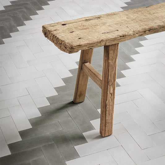 Fossil Grey Herringbone Tile - End of Line