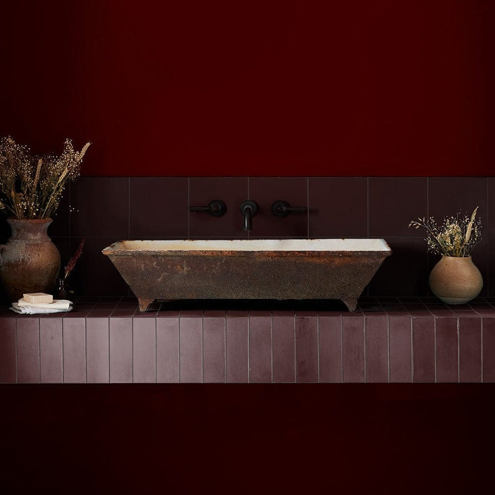 Parkin Herringbone Cement Tile