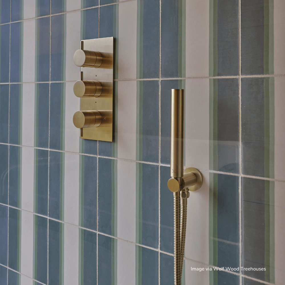 Moclin Column Tealish Cement Tile