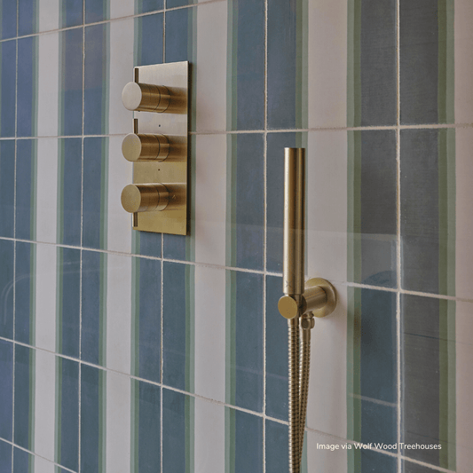 Moclin Column Tealish Cement Tile