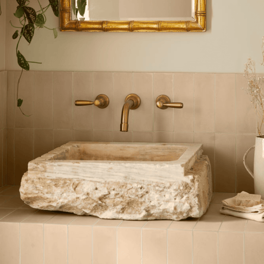 Moth Herringbone Cement Tile