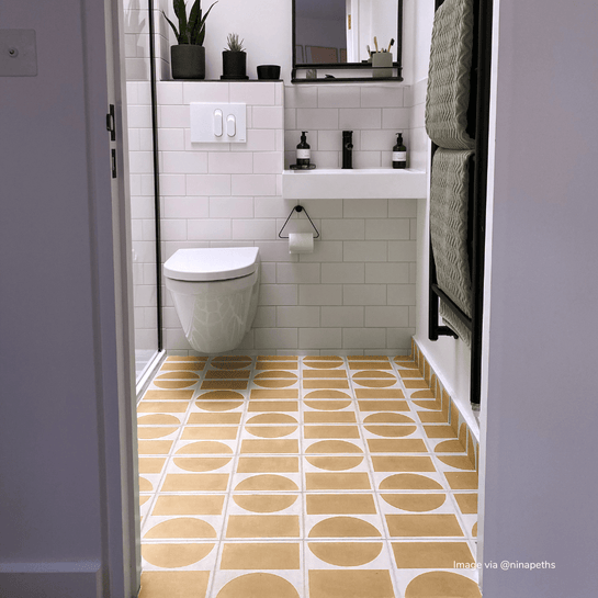 Customer photo showing Bert &amp; May tiles in use