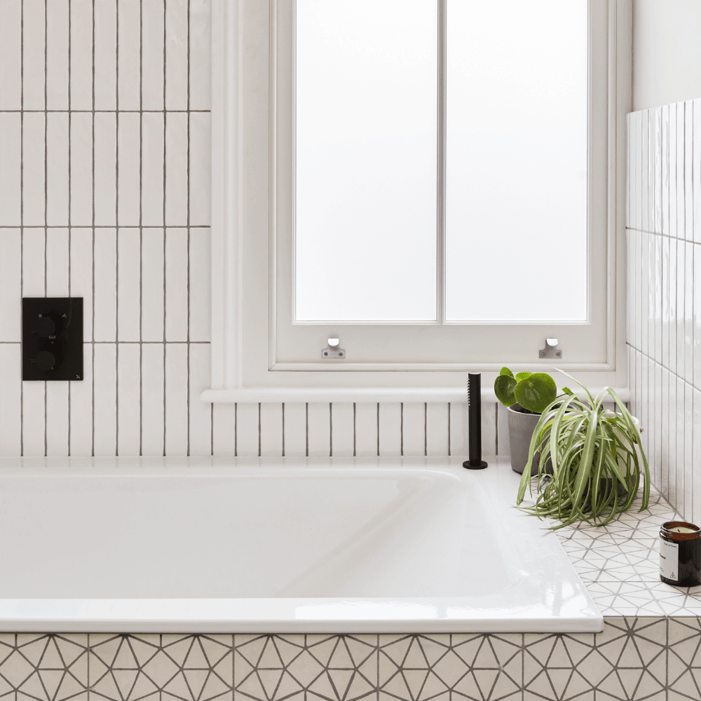 Grey Octagon Tile Tiles - Handmade