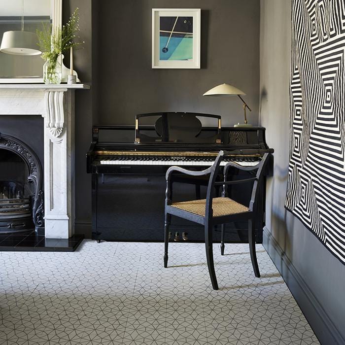 Grey Octagon Tile Tiles - Handmade