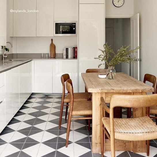 Black Alalpardo Tile Tiles - Handmade