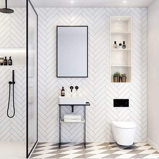 Black Alalpardo Tile Tiles - Handmade