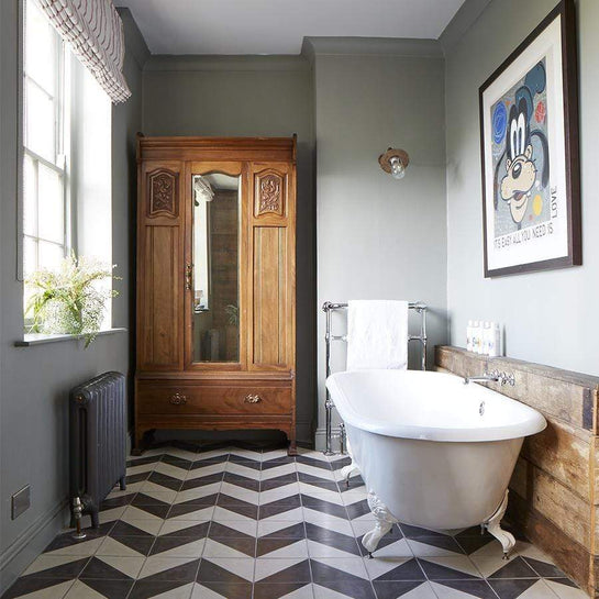 Black Alalpardo Tile Tiles - Handmade