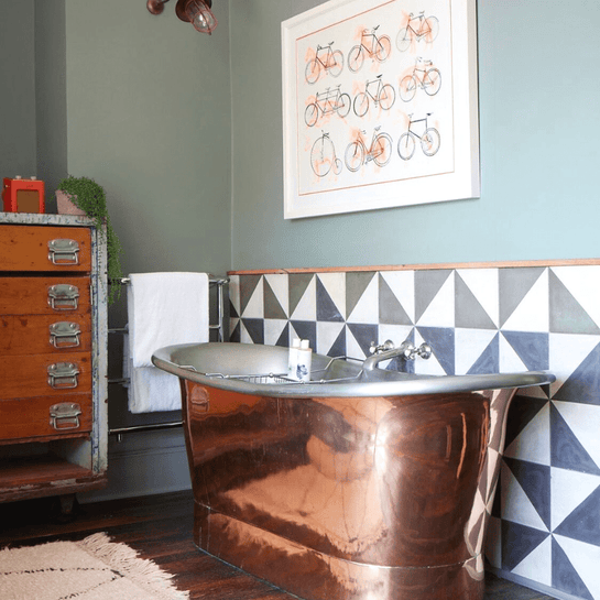 Customer photo showing Bert &amp; May tiles in use