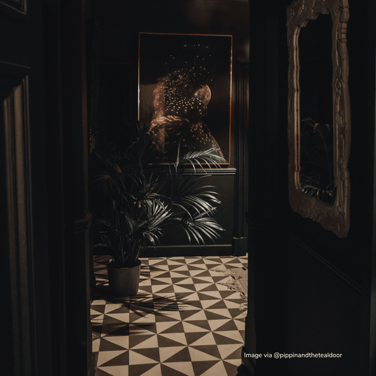 Black Alalpardo Tile Tiles - Handmade