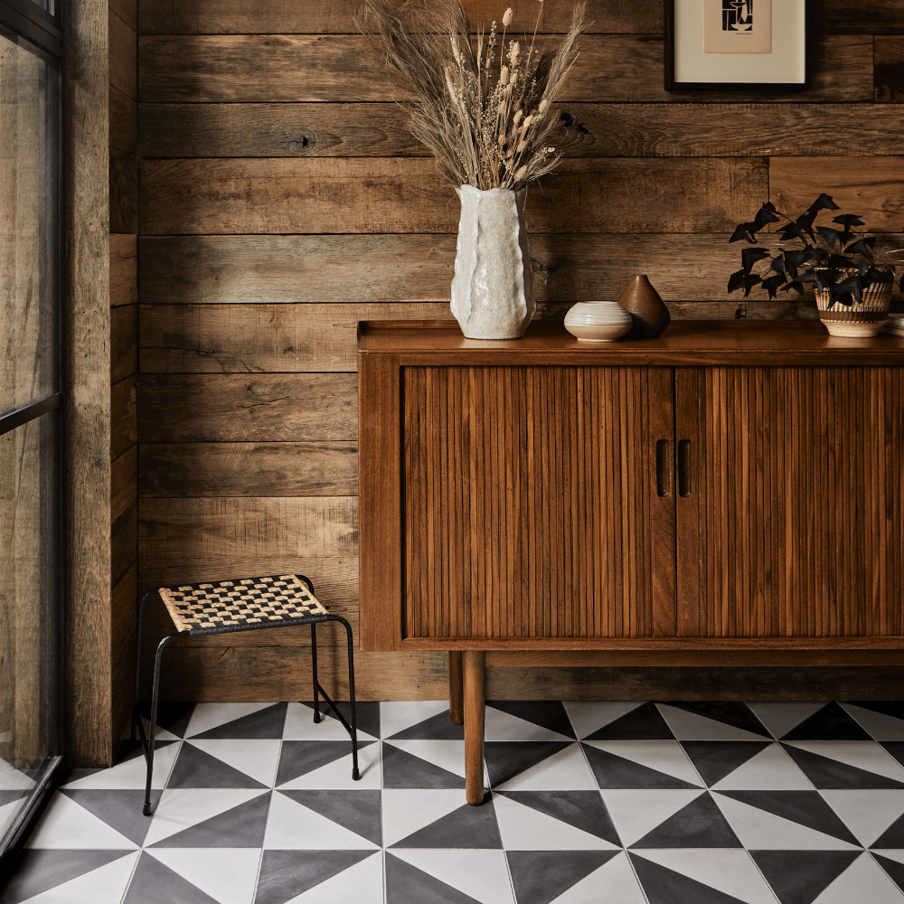 Black Alalpardo Tile Tiles - Handmade