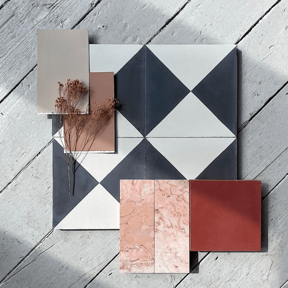 Black Churriana Tile Tiles - Handmade