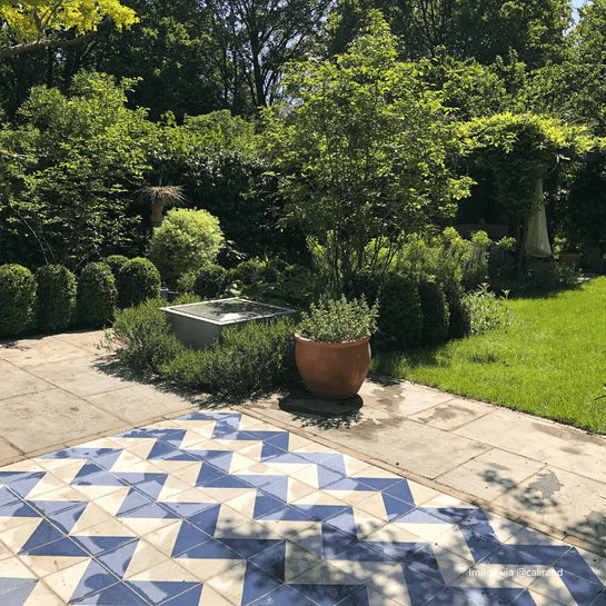 Blue Alalpardo Tile Tiles - Handmade