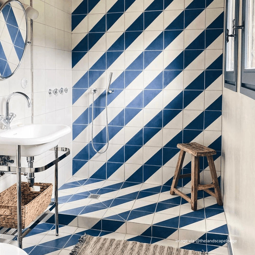 Blue Alalpardo Tile Tiles - Handmade