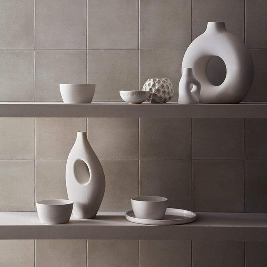 French Grey Mid 162 Plain Tile Tiles - Handmade