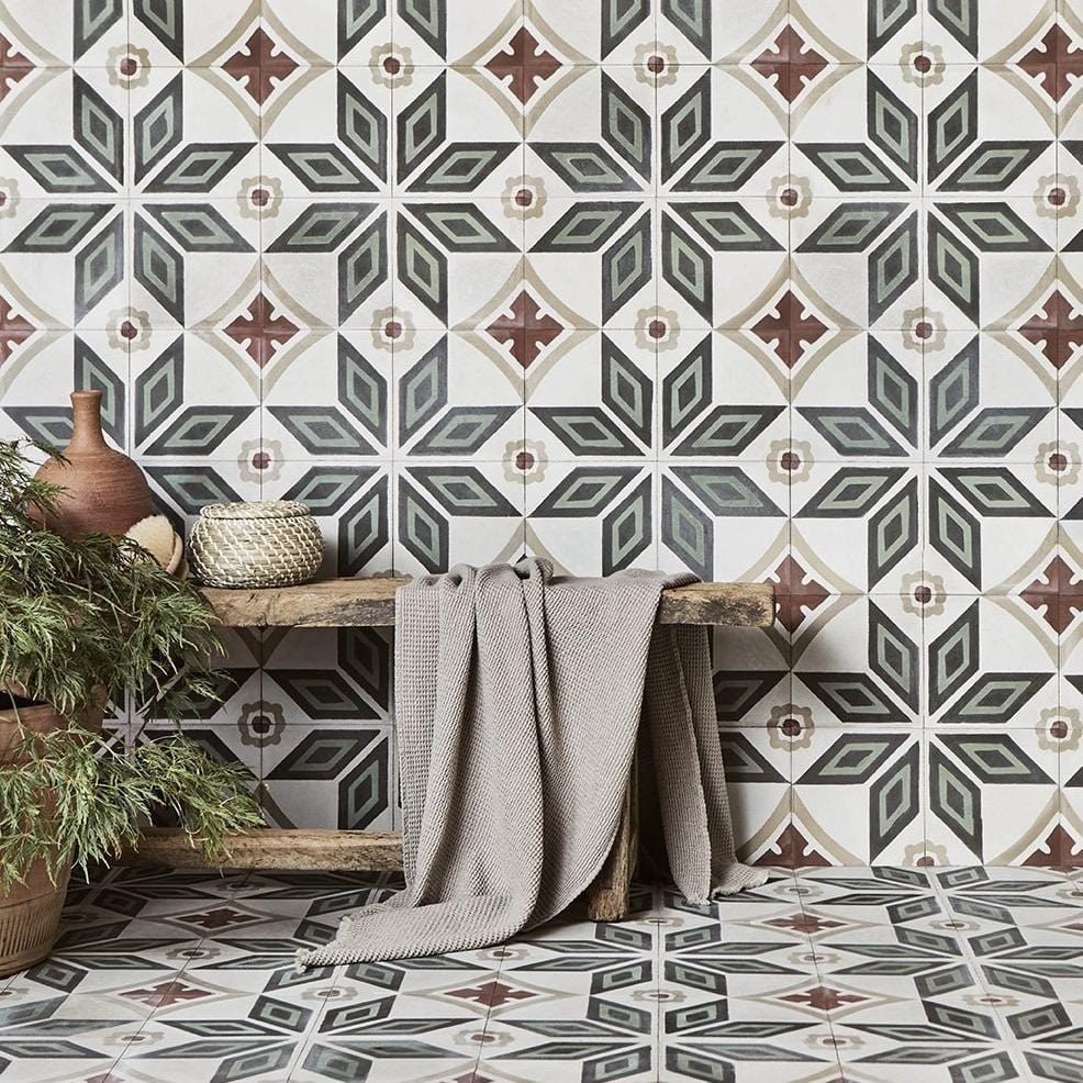 Espiga Tile Tiles - Handmade