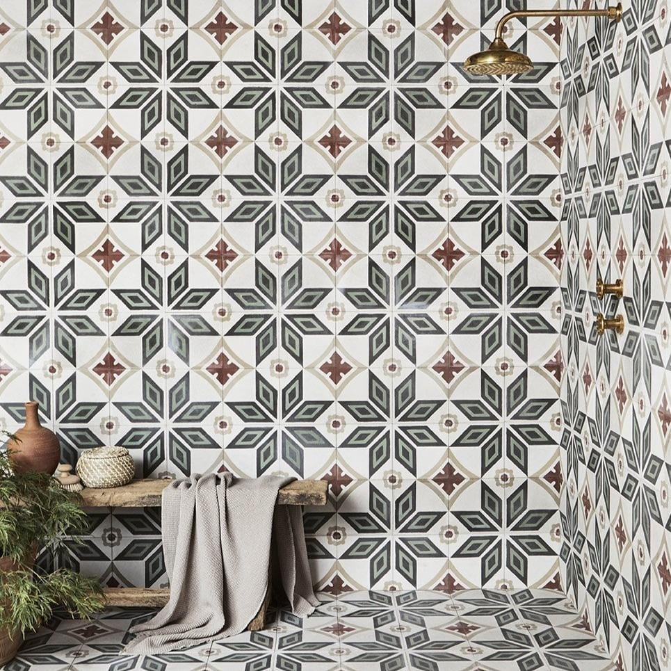 Espiga Tile Tiles - Handmade