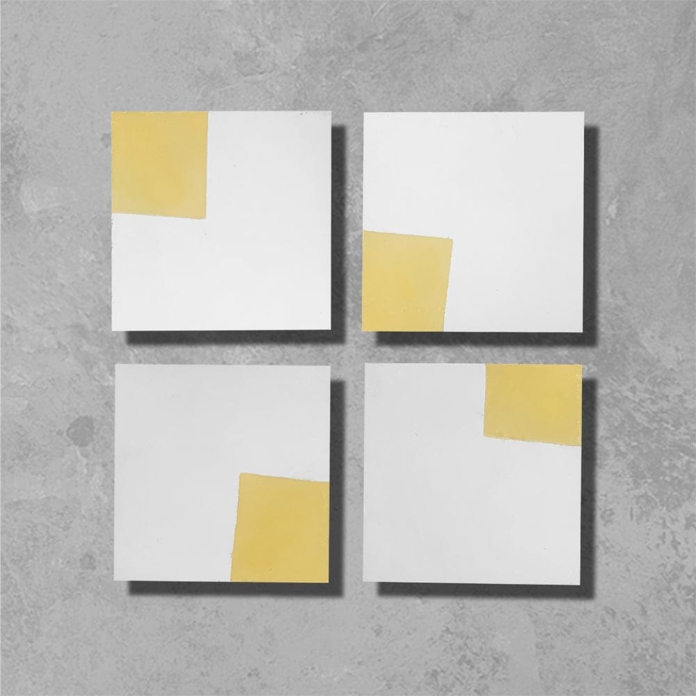 Fragment Three Tiles - Handmade