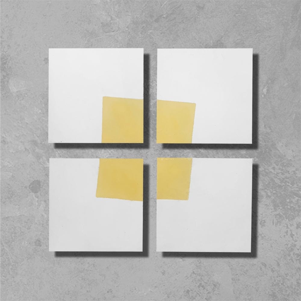 Fragment Three Tiles - Handmade