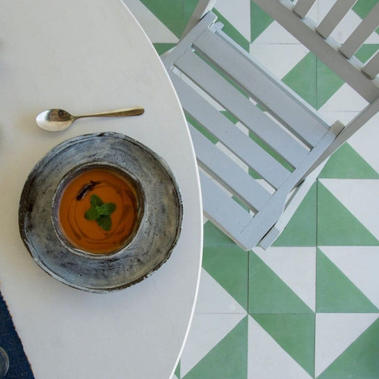 Green Alalpardo Tile Tiles - Handmade