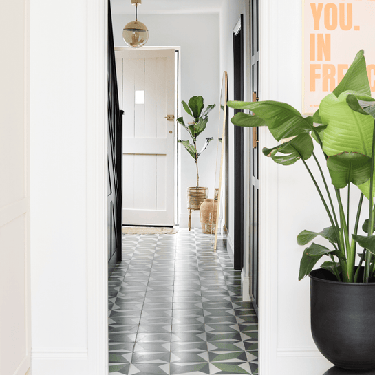 Green Otura Tile Tiles - Handmade