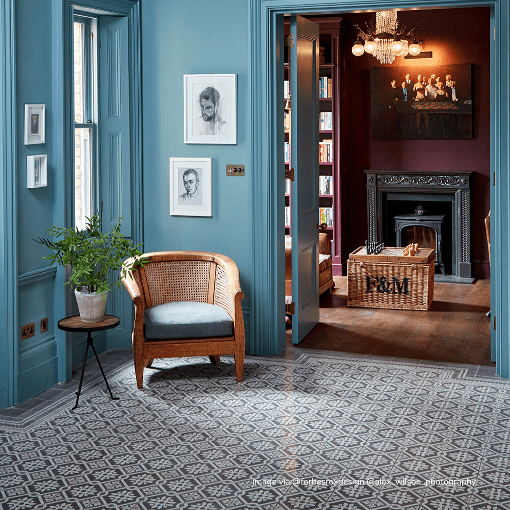 Grey Basco Tile Tiles - Handmade
