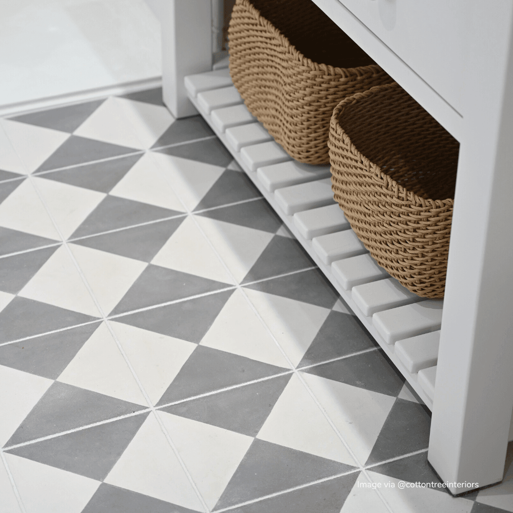 Grey Churriana Tile Tiles - Handmade