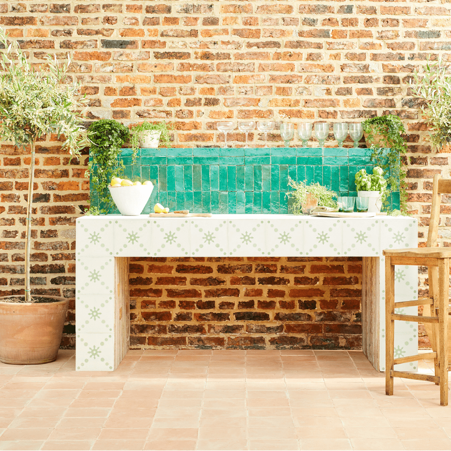 Handmade Square Naranja Terracotta Tiles - Handmade Terracotta