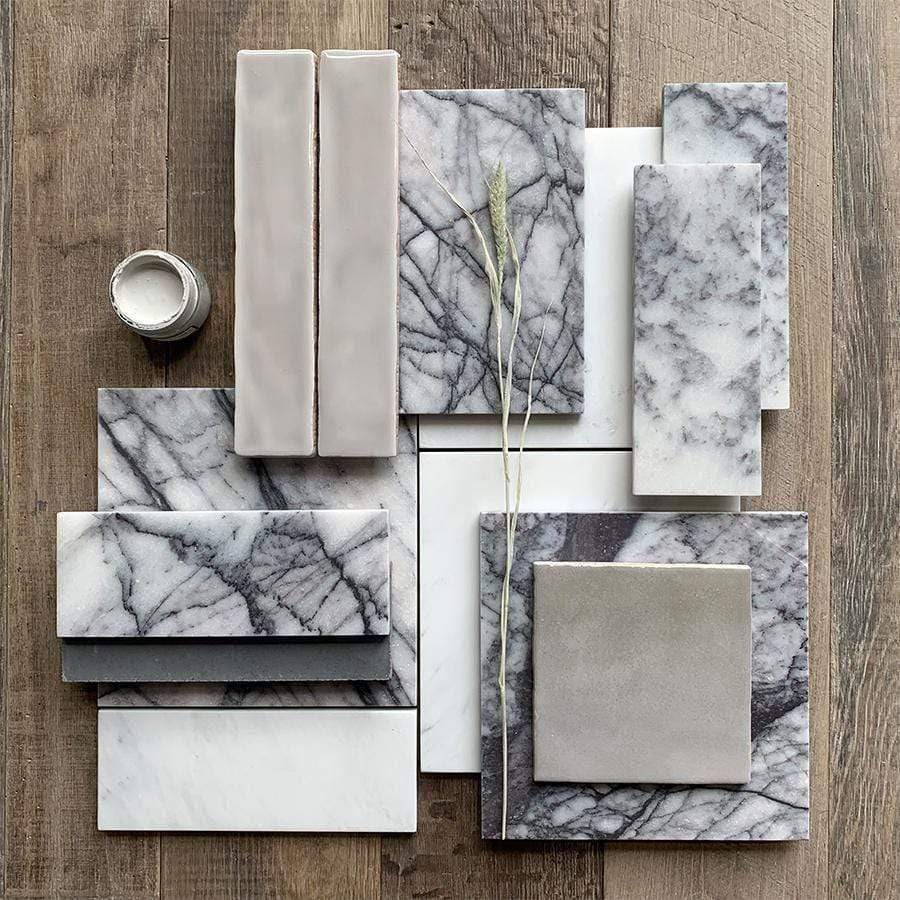 Lilac veined honed marble Tiles – Marble