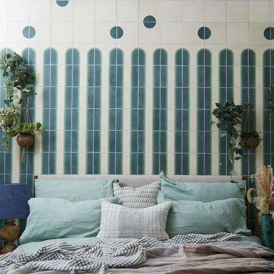 Livingetc Cap Fennel Tile Tiles - Handmade