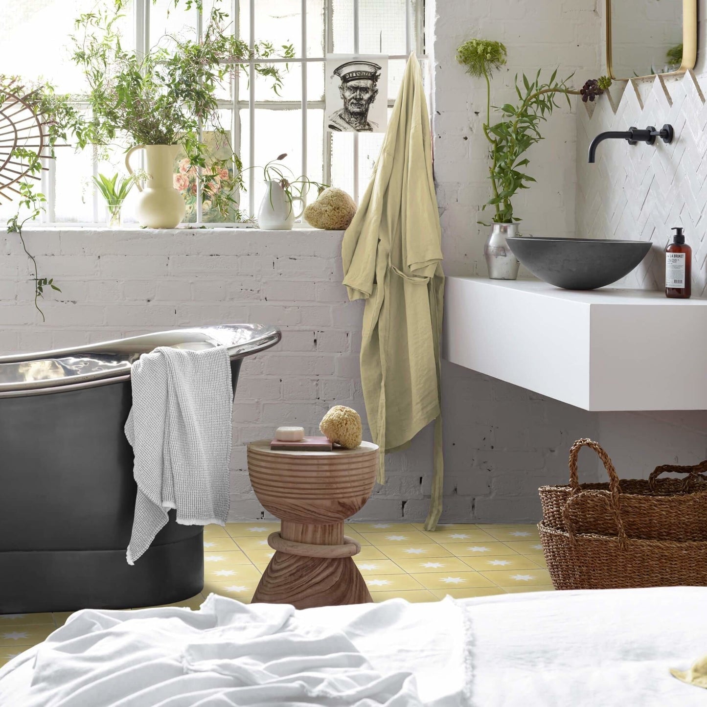 Luna Canola Tile Tiles - Handmade