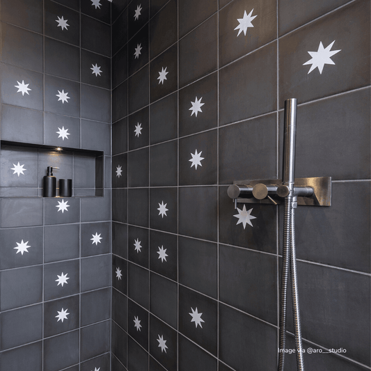 Luna Old Iron Tile Tiles - Handmade