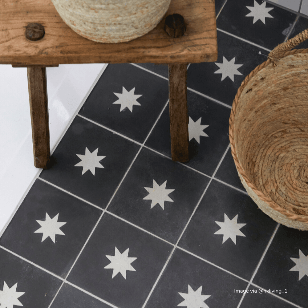 Luna Old Iron Tile Tiles - Handmade